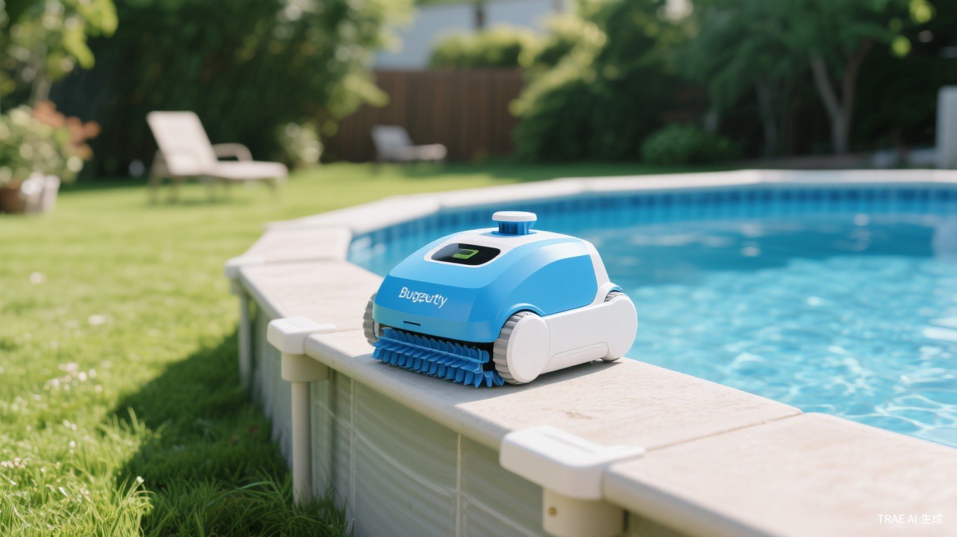 Budget-friendly robotic pool cleaner for above-ground pools
