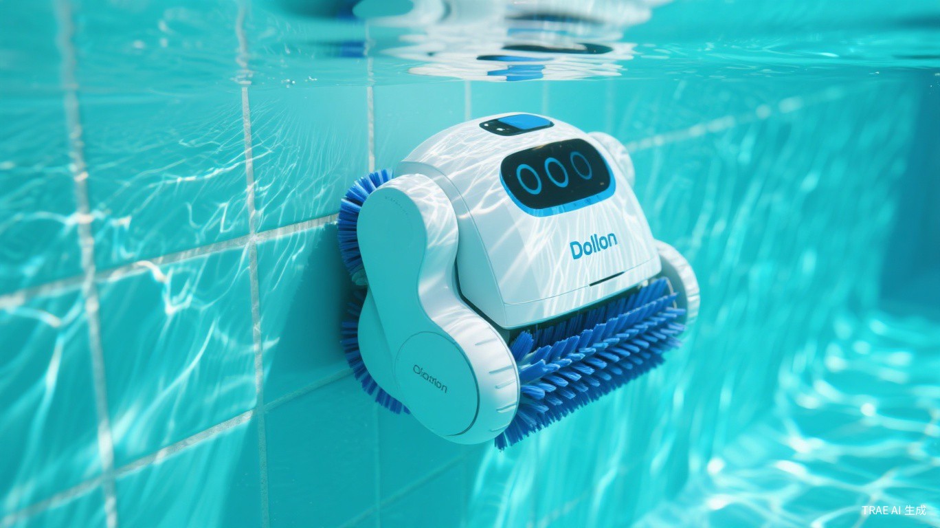 Dolphin robotic pool cleaner underwater review